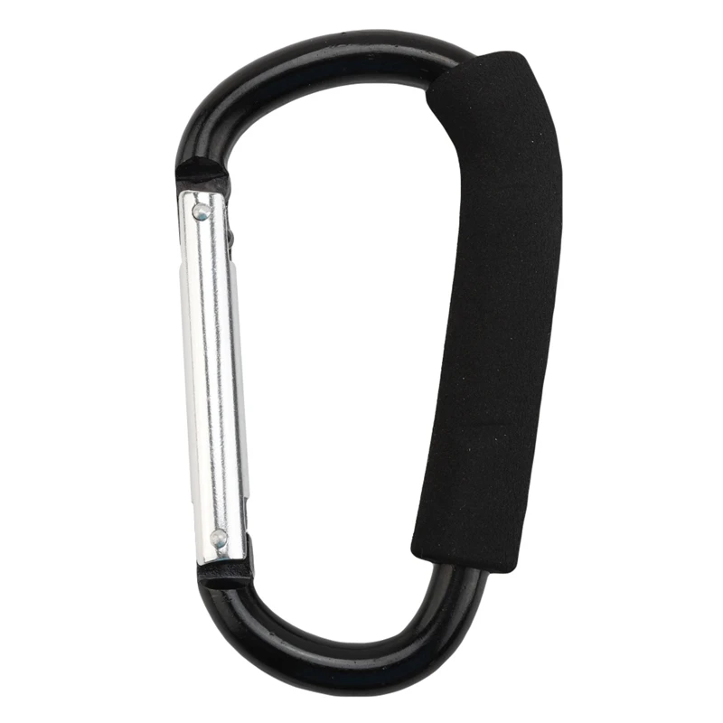 

Aluminum Alloy Large D-shape Carabiner Quick-release Handle Shopping Hook Camping Buckle Hook Outdoor Keychain Carabiner Clip