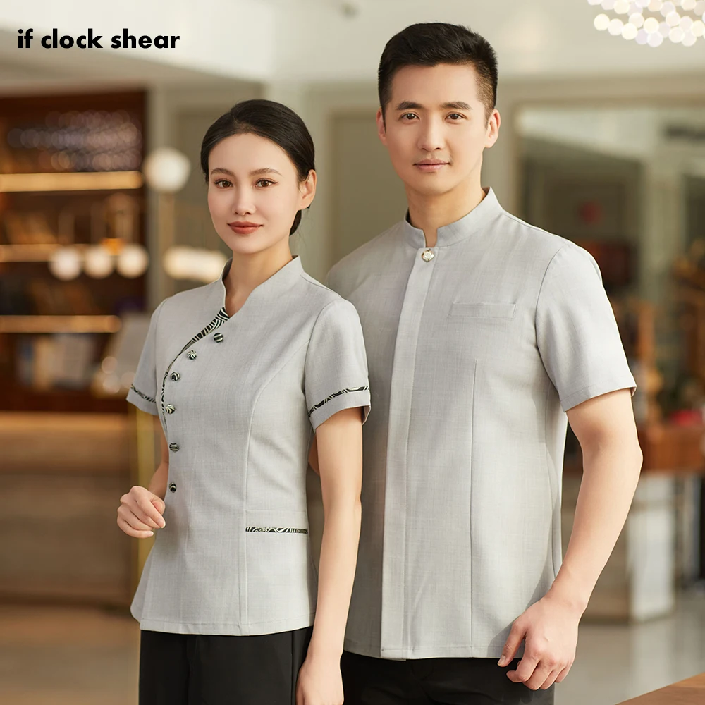 Waiter Workwear Catering Work Clothes Fast Food Restaurant Cleaning Work Tops Hotel Uniforms Catering Service Wear Clothes Man
Waiter Workwear Catering Work Clothes Fast Food Restaurant Cleaning Work Tops Hotel Uniforms Catering Service Wear Clothes Man