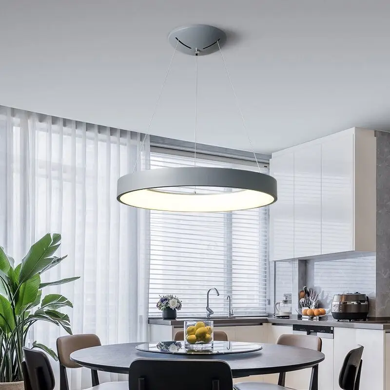 Nordic Modern LED Circle Pendant Lights With APP Dimmable For Dining Room Indoor Bedroom Gray Hanging Lamp Office Study Lustre
Nordic Modern LED Circle Pendant Lights With APP Dimmable For Dining Room Indoor Bedroom Gray Hanging Lamp Office Study Lustre