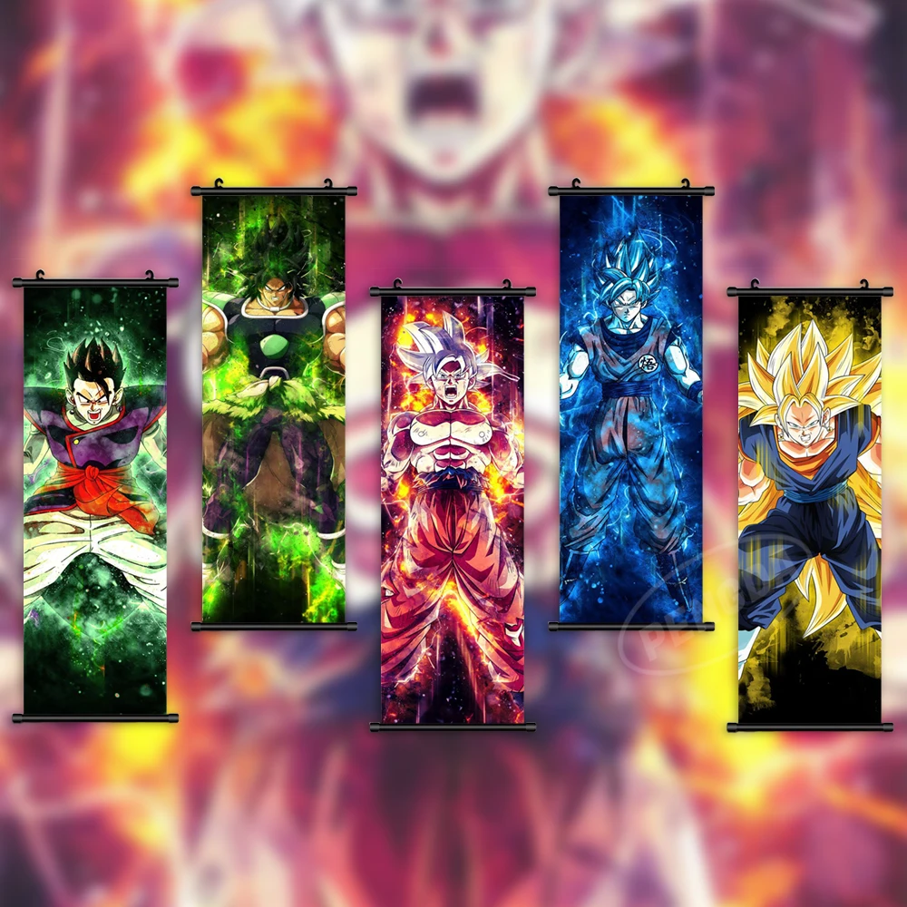 Canvas Wall Artwork Anime Prints Dragon Ball Painting Goku Hanging Scrolls Posters Super Saiyan Home Decor Living Room Pictures
Canvas Wall Artwork Anime Prints Dragon Ball Painting Goku Hanging Scrolls Posters Super Saiyan Home Decor Living Room Pictures