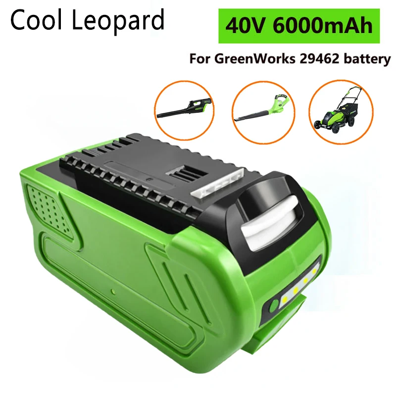 For Greenworks 40v Battery 40V 6000mAh Rechargeable Battery 29462 29472 29282 Power Tools Batteries For GreenWorks
For Greenworks 40v Battery 40V 6000mAh Rechargeable Battery 29462 29472 29282 Power Tools Batteries For GreenWorks