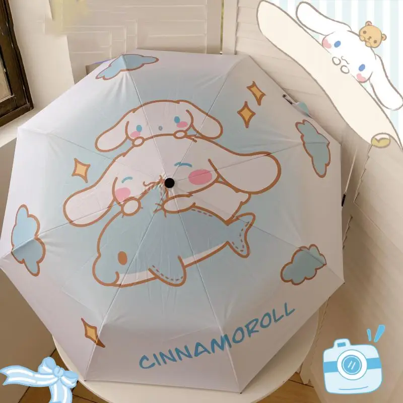 Kawaii Genuine Sanrio Umbrella Sunshade Cinnamoroll Cartoon Automatic Folding Sunshade Sunscreen Cute Anime Umbrella Gift
Kawaii Genuine Sanrio Umbrella Sunshade Cinnamoroll Cartoon Automatic Folding Sunshade Sunscreen Cute Anime Umbrella Gift
