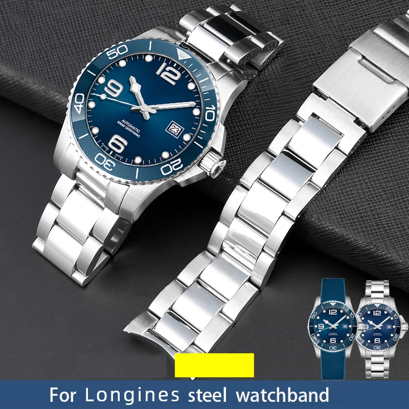 Однотонный браслет из тонкой стали для Longines kangkas, стальной ремешок серии L3.642.4 L3.781.4, мужской браслет на запястье, 21 мм
Однотонный браслет из тонкой стали для Longines kangkas, стальной ремешок серии L3.642.4 L3.781.4, мужской браслет на запястье, 21 мм