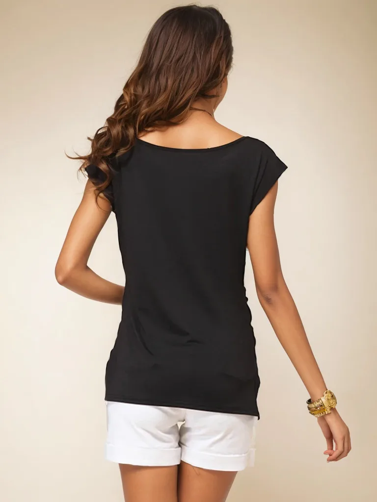 BBWM جولة الرقبة مرونة قصيرة الأكمام أزياء المرأة تي شيرت فضفاض الرجعية الوردي ضئيلة الصيف الإناث أعلى BBWM جولة الرقبة مرونة قصيرة الأكمام أزياء المرأة تي شيرت فضفاض الرجعية الوردي ضئيلة الصيف الإناث أعلى