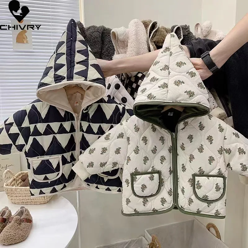 Kids Fashion Down Coat New 2023 Baby Boys Girls Winter Thicken Warm Hooded Zipper Striped Flower Cotton-padded Parka Outerwear
Kids Fashion Down Coat New 2023 Baby Boys Girls Winter Thicken Warm Hooded Zipper Striped Flower Cotton-padded Parka Outerwear