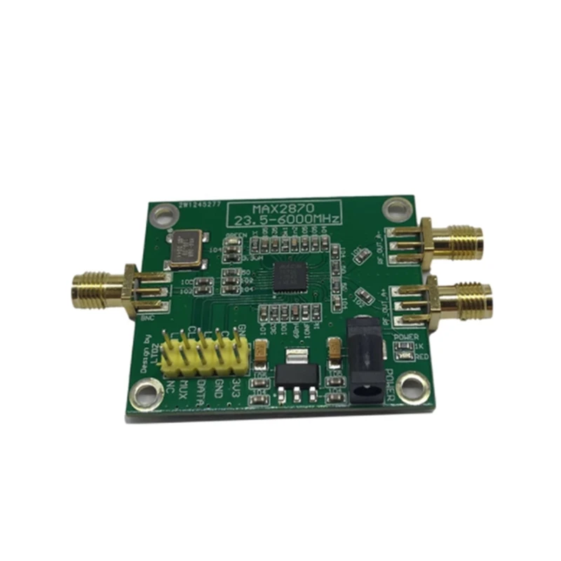 MAX2870 23.5-6000Mhz RF Signal Source Module Spectrum Signal Source Spectrum Analyzer
MAX2870 23.5-6000Mhz RF Signal Source Module Spectrum Signal Source Spectrum Analyzer