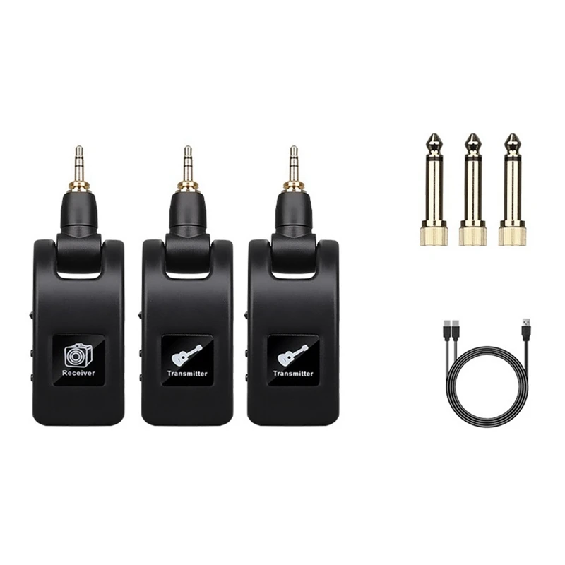 Wireless Guitar System Audio Digital Guitar Transmitter Receiver Built-In Rechargeable Battery For Electric Guitar Bass Durable
Wireless Guitar System Audio Digital Guitar Transmitter Receiver Built-In Rechargeable Battery For Electric Guitar Bass Durable