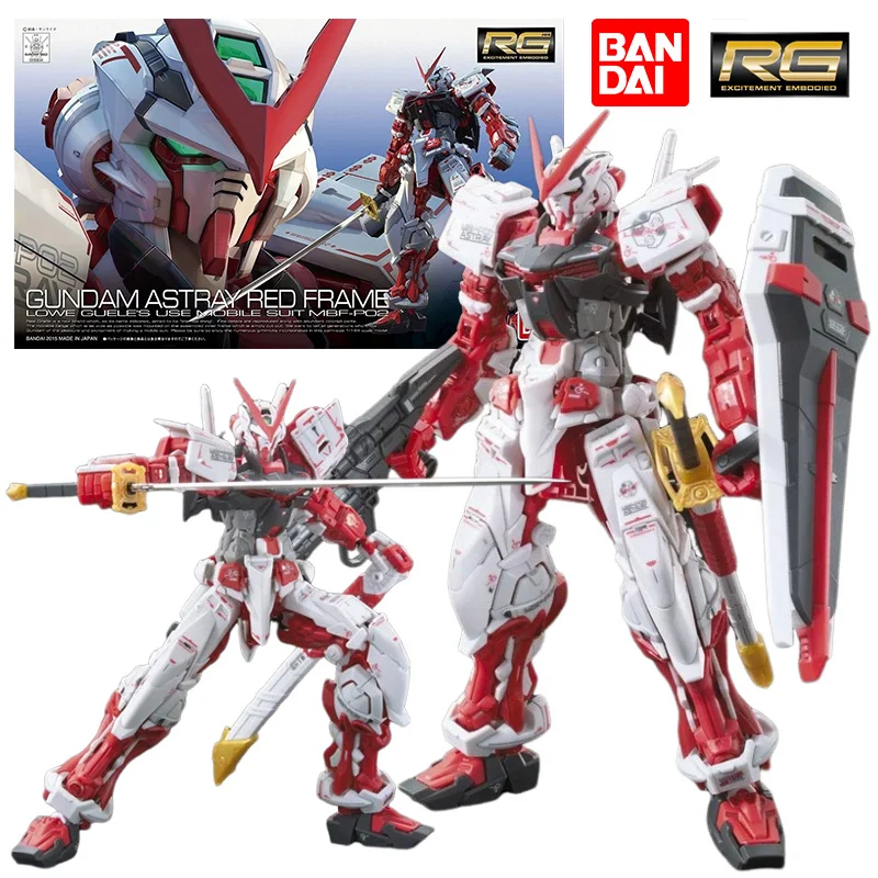 Bandai RG 19 Gundam Astry Red Frame MBF-P02 1/144 14Cm Gundam Seed Original Action Figure Model Kit Assemble Toy Gift Collection
Bandai RG 19 Gundam Astry Red Frame MBF-P02 1/144 14Cm Gundam Seed Original Action Figure Model Kit Assemble Toy Gift Collection