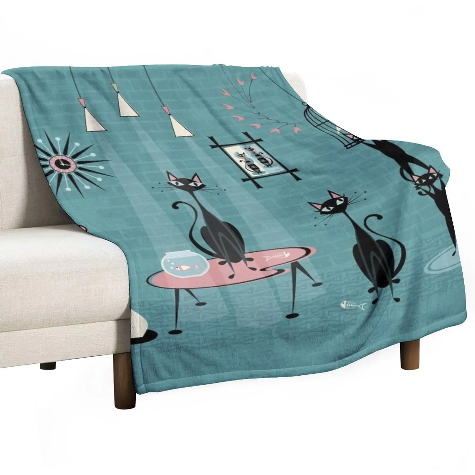 Mid Century Kitty Mischief III studioxtine Throw Blanket Sleeping Bag Blanket Bed Fashionable Blanket cosplay anime
Mid Century Kitty Mischief III studioxtine Throw Blanket Sleeping Bag Blanket Bed Fashionable Blanket cosplay anime