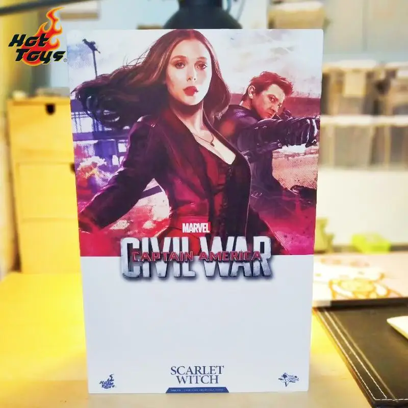 

In Stock Hottoys HT 1/6 MMS370 Scarlet Witch 3.0 Captain America: Civil War Original Anime Action Figures Model Collection Toys