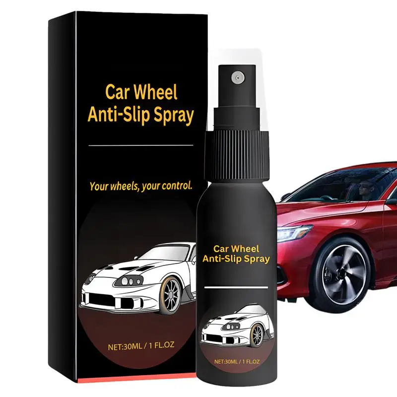 

Car Wheel Anti-Slip Spray 30ml Cleaning Refurbishing Agent Anti-Skid Spray Cleaning Agent Maintenance Agent Car Wheel Care Agent