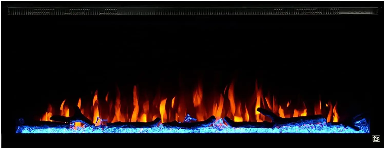 Touchstone Sideline Elite Smart 50” WiFi-Enabled Electric Fireplace - in-Wall Recessed - 60 Color Combinations
Touchstone Sideline Elite Smart 50” WiFi-Enabled Electric Fireplace - in-Wall Recessed - 60 Color Combinations