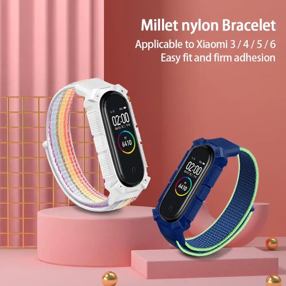 Sports Multicolor Strap Nylon For Xiaomi Mi Band 6/5/4/3 Generation Universal Replacement Wristband For Xiaomi Mi Band
Sports Multicolor Strap Nylon For Xiaomi Mi Band 6/5/4/3 Generation Universal Replacement Wristband For Xiaomi Mi Band