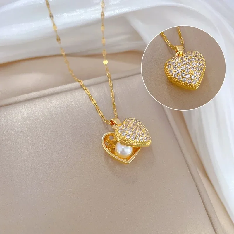 Diamond Love Necklace Tree of Life Pendant Stainless Steel Necklace Women's Light Luxury Clavicle Chain Jewelry Girl Gifts
Diamond Love Necklace Tree of Life Pendant Stainless Steel Necklace Women's Light Luxury Clavicle Chain Jewelry Girl Gifts