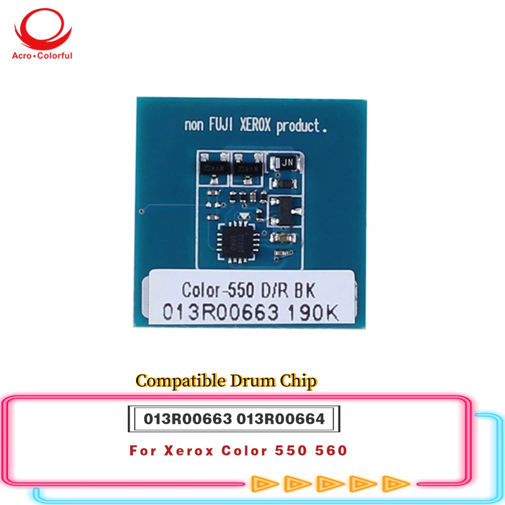 Compatible 013R00663 013R00664 Drum Chip For Xerox Color 550 560 Printer Copier Cartridge
Compatible 013R00663 013R00664 Drum Chip For Xerox Color 550 560 Printer Copier Cartridge