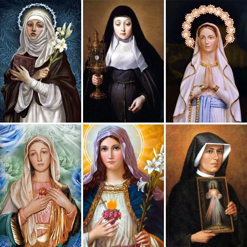 Полноразмерная круглая алмазная живопись, религиозная Мадонна, 5D мозаика для творчества, вышивка крестиком, домашний декор, подарок 
Полноразмерная круглая алмазная живопись, религиозная Мадонна, 5D мозаика для творчества, вышивка крестиком, домашний декор, подарок