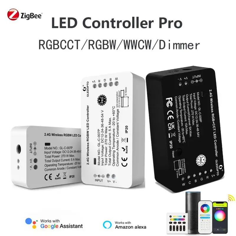 Контроллер светодиодной ленты Zigbee Pro RGBCCT / RGBW/WWCW/с кнопкой сброса и поддержкой Alexa
Контроллер светодиодной ленты Zigbee Pro RGBCCT / RGBW/WWCW/с кнопкой сброса и поддержкой Alexa