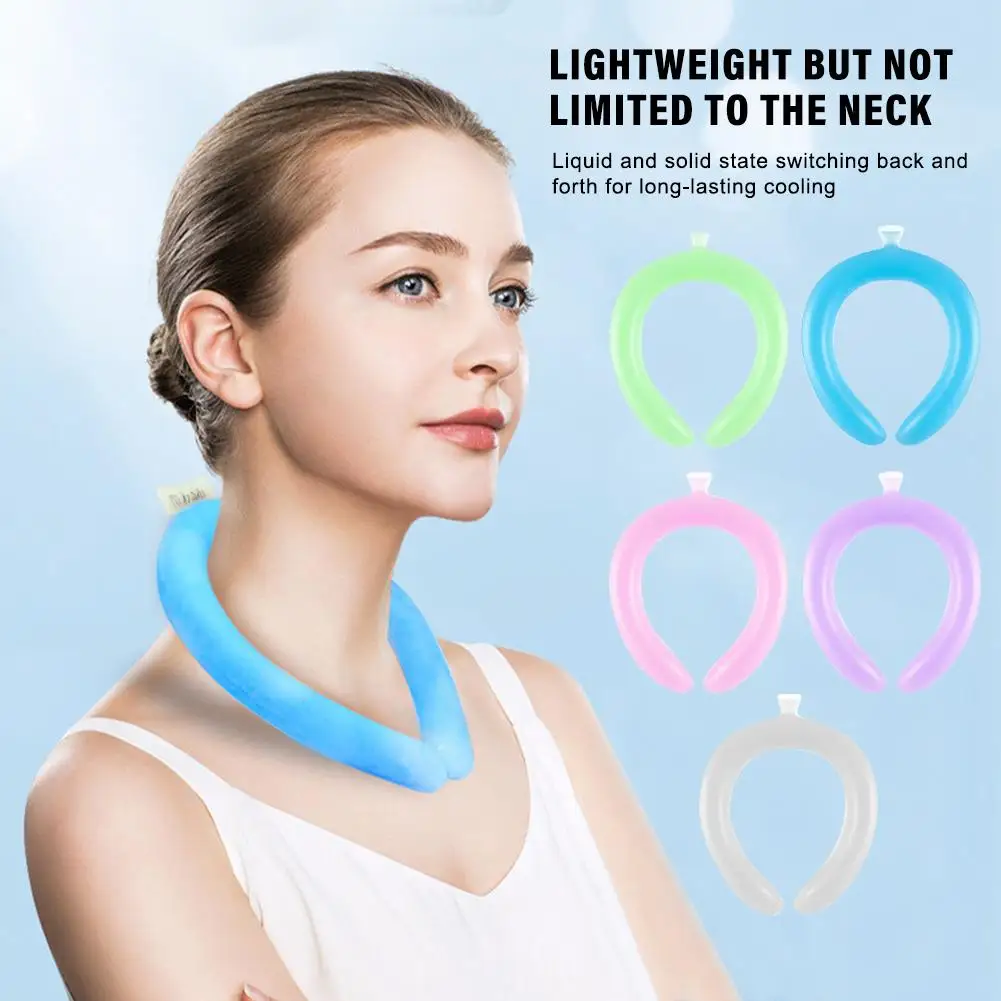 Summer Wearable Neck Cooling Long Lasting Ice Outdoor Neck Cooler Circle Running Neck Rings Fishing Camping Sports Cyc P9Z3
Summer Wearable Neck Cooling Long Lasting Ice Outdoor Neck Cooler Circle Running Neck Rings Fishing Camping Sports Cyc P9Z3