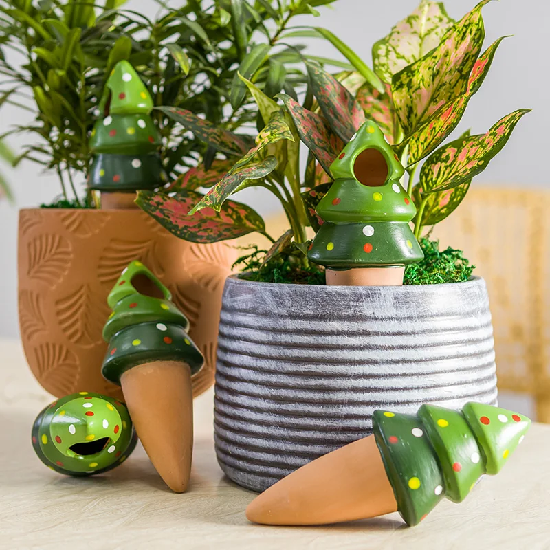 4pcs Ceramic Automatic Water Seepage Device Drip Irrigation System Self Watering Spike for Flower Plants Greenhouse Garden Decor
4pcs Ceramic Automatic Water Seepage Device Drip Irrigation System Self Watering Spike for Flower Plants Greenhouse Garden Decor