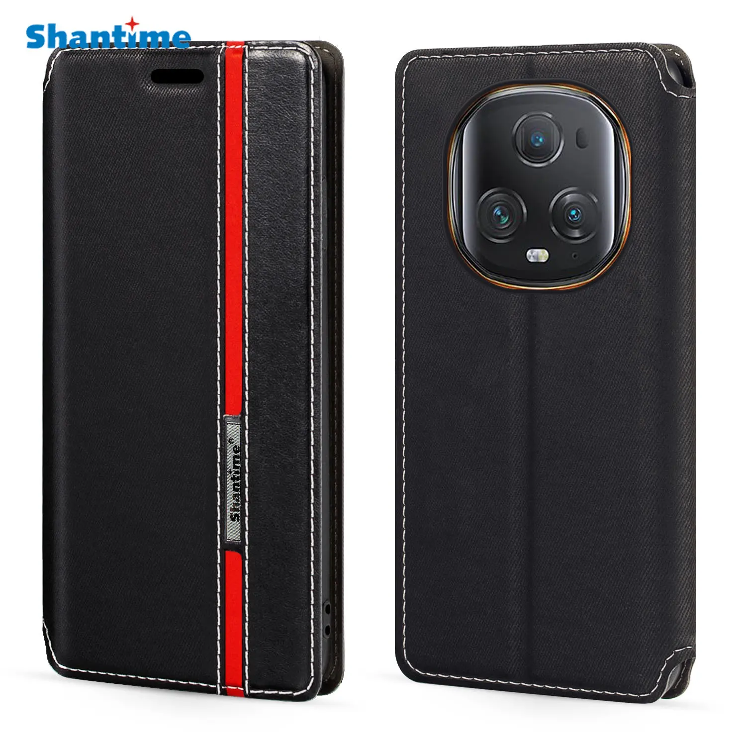 

For Huawei Honor Magic 5 Ultimate Case Fashion Multicolor Magnetic Closure Leather Flip Case Cover with Card Holder 6.81 inches