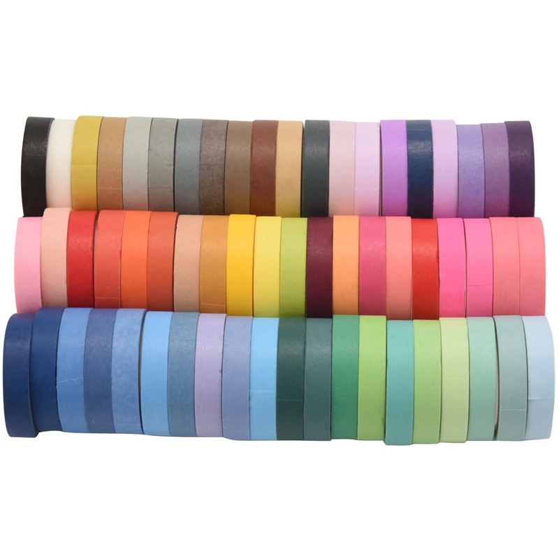 60 Pcs/Set Basic Solid Color Washi Tape Rainbow Masking Tape Decorative Adhesive Tape Sticker Scrapbook Diary Stationery
60 Pcs/Set Basic Solid Color Washi Tape Rainbow Masking Tape Decorative Adhesive Tape Sticker Scrapbook Diary Stationery