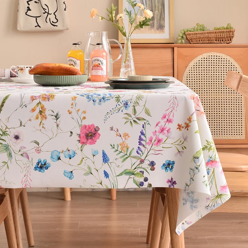 Household dining table fabric waterproof pure cotton high-end tablecloth rectangular fabric
Household dining table fabric waterproof pure cotton high-end tablecloth rectangular fabric