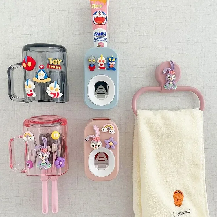 A Set Tooth Cup and Toothpaste Squeezer Doraemon Buzz Lightyear Sanrioes Stellalou Linabell Cartoon Kawaii Plastic Brush Cup
A Set Tooth Cup and Toothpaste Squeezer Doraemon Buzz Lightyear Sanrioes Stellalou Linabell Cartoon Kawaii Plastic Brush Cup