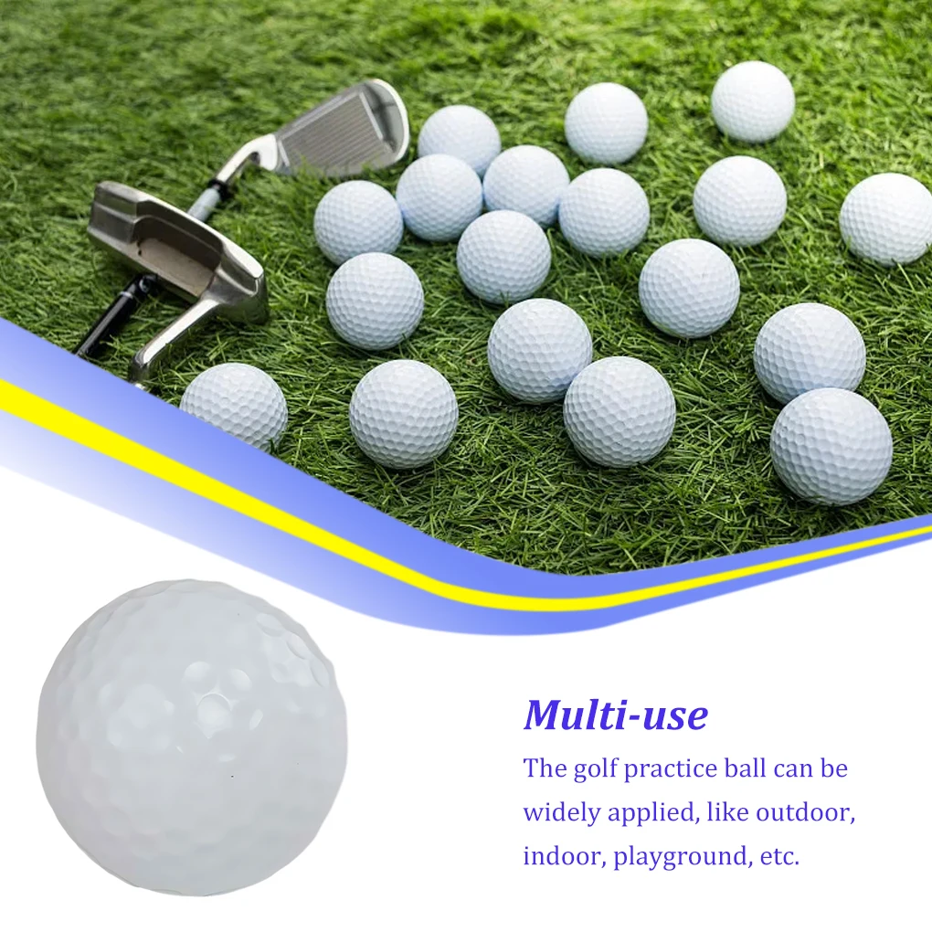 3pcs White Golf Balls Round Golf Balls Portable Driving Range Outdoor Sport Tennis Golf Practice Balls Golfs Accessories 42.6mm
3pcs White Golf Balls Round Golf Balls Portable Driving Range Outdoor Sport Tennis Golf Practice Balls Golfs Accessories 42.6mm