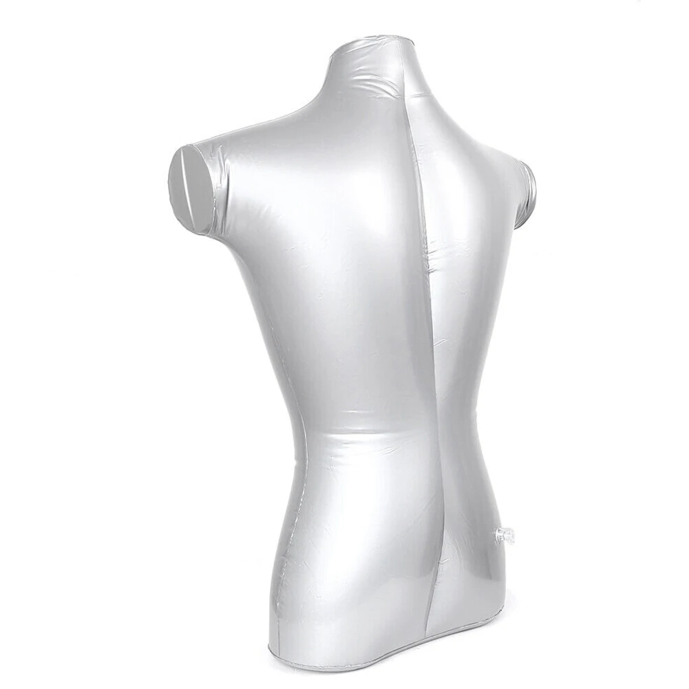 Half Body Inflatable Figure PVC Portable Silver Top Torso 1pcs 72cm/28in Clothing Display Props Inflatable Male
Half Body Inflatable Figure PVC Portable Silver Top Torso 1pcs 72cm/28in Clothing Display Props Inflatable Male