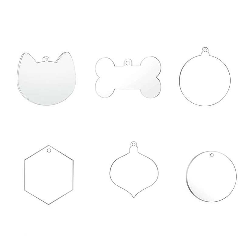 12 PCS Clear Acrylic Blank For Key Chains 1/8" Thick DIY Supplies No Metal Rings
12 PCS Clear Acrylic Blank For Key Chains 1/8" Thick DIY Supplies No Metal Rings