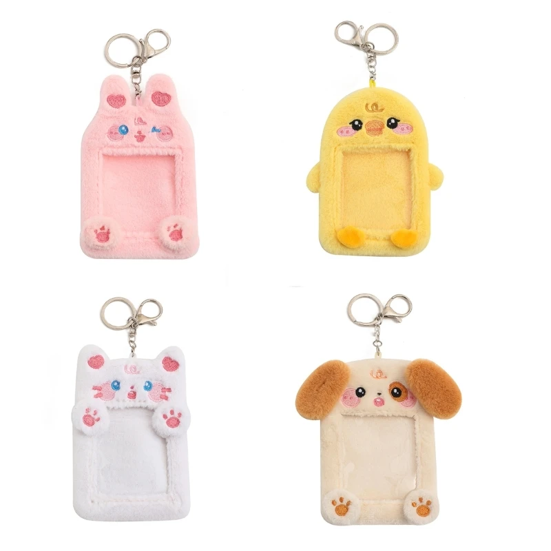 Cartoon Plush Photocard Holder for Girls Fans Collection Plush Bag Ornament Lovely Keyring Kpop Idol Fans Gift
Cartoon Plush Photocard Holder for Girls Fans Collection Plush Bag Ornament Lovely Keyring Kpop Idol Fans Gift