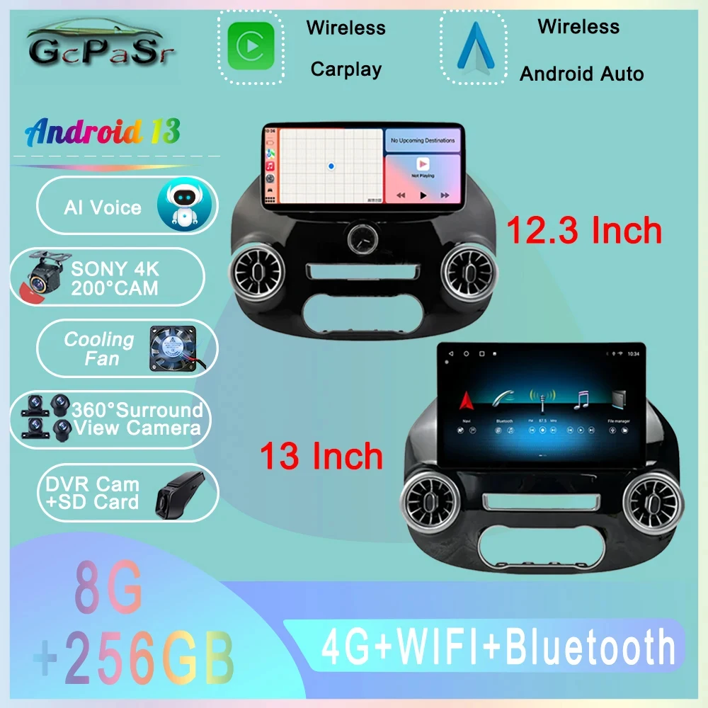 Car radio For Mercedes Vito W447 2014-2022 Android Multimedia Player Autoradio GPS Video Navigation Bluetooth QLED WIFI Carplay
Car radio For Mercedes Vito W447 2014-2022 Android Multimedia Player Autoradio GPS Video Navigation Bluetooth QLED WIFI Carplay