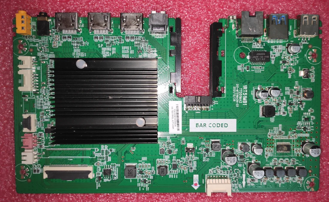 Free shipping! 1RT51MB1 TTD51MA2 201-MT51MA2N-03 Network TV motherboard tested well
Free shipping! 1RT51MB1 TTD51MA2 201-MT51MA2N-03 Network TV motherboard tested well