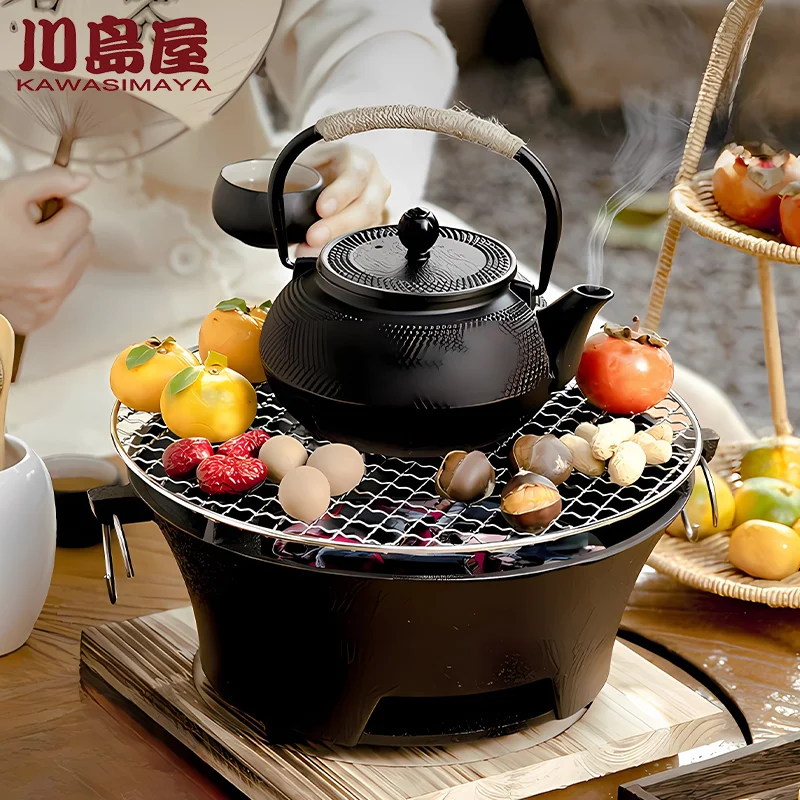 

KAWASIMAYA Tea Boiling Around Stove Roasting Set Household Indoor Pot Tea Cooking Equipment Complete Sets of Chinese Tea Pots