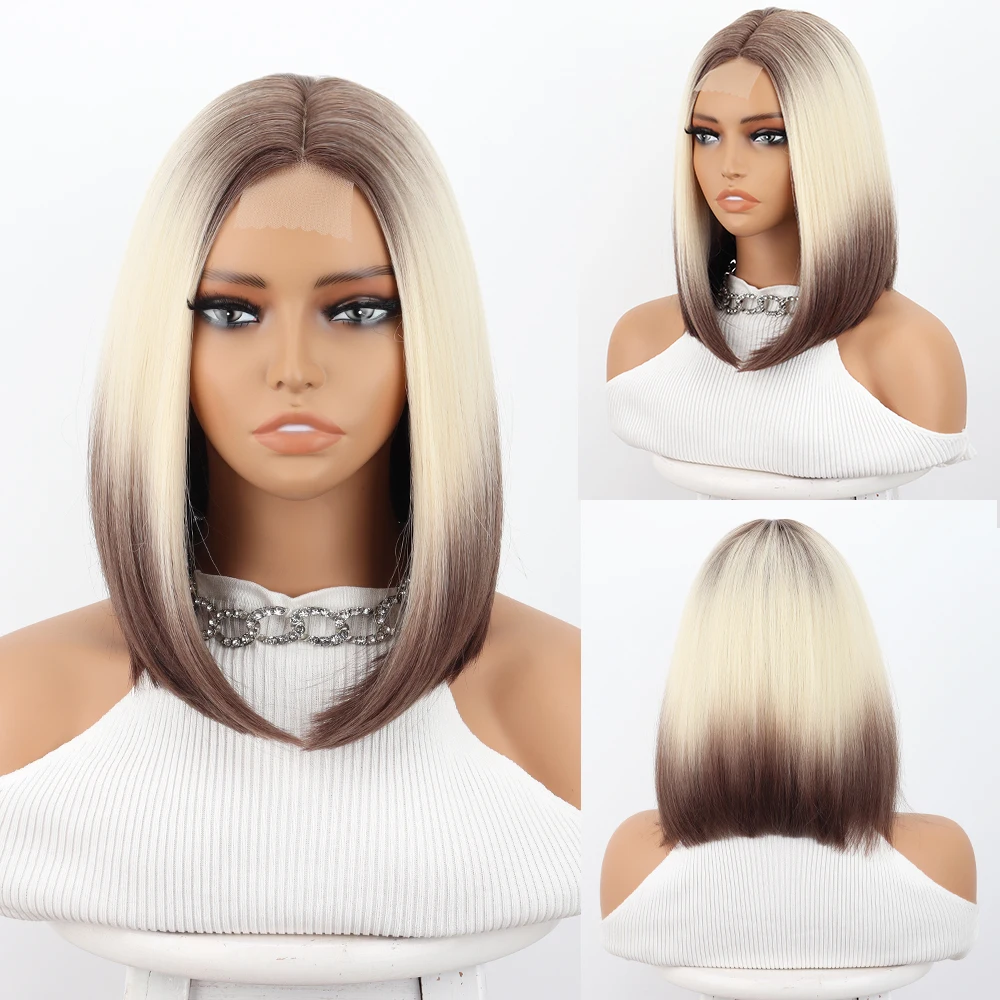 Synthetic Short Bob Wigs for Women Black Blonde Ombre Straight Hair Cosplay Daily Party Wig Natural As Real Hair Heat Resistant
Synthetic Short Bob Wigs for Women Black Blonde Ombre Straight Hair Cosplay Daily Party Wig Natural As Real Hair Heat Resistant