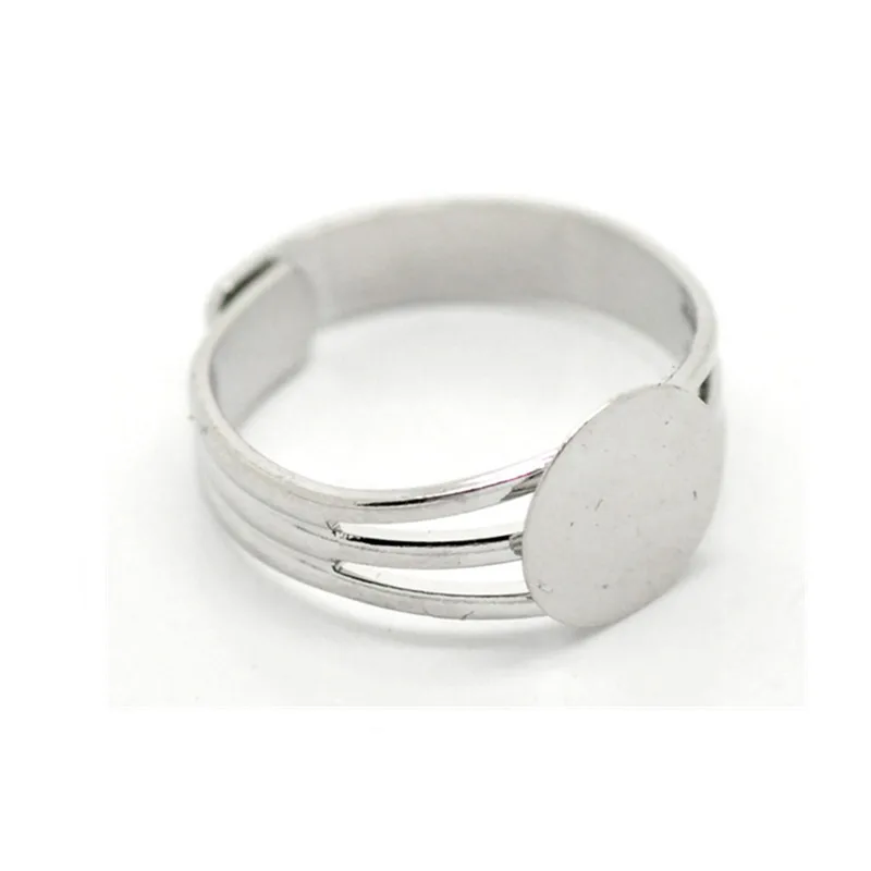 DoreenBeads Silver Color Copper Adjustable Ring Blank Pad Base 18.3mm US 8(Pad:10mm),sold per pack of 10
DoreenBeads Silver Color Copper Adjustable Ring Blank Pad Base 18.3mm US 8(Pad:10mm),sold per pack of 10
