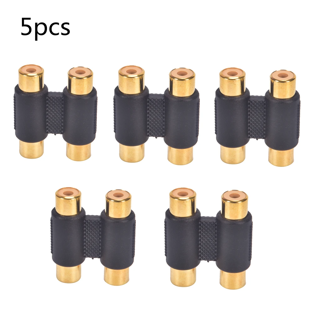 5Pcs 2 Head Dual RCA Female to Female Audio Connector Adaptor Phono Coupler Video Connector Plug Socket RCA Phono Twin Coupler
5Pcs 2 Head Dual RCA Female to Female Audio Connector Adaptor Phono Coupler Video Connector Plug Socket RCA Phono Twin Coupler