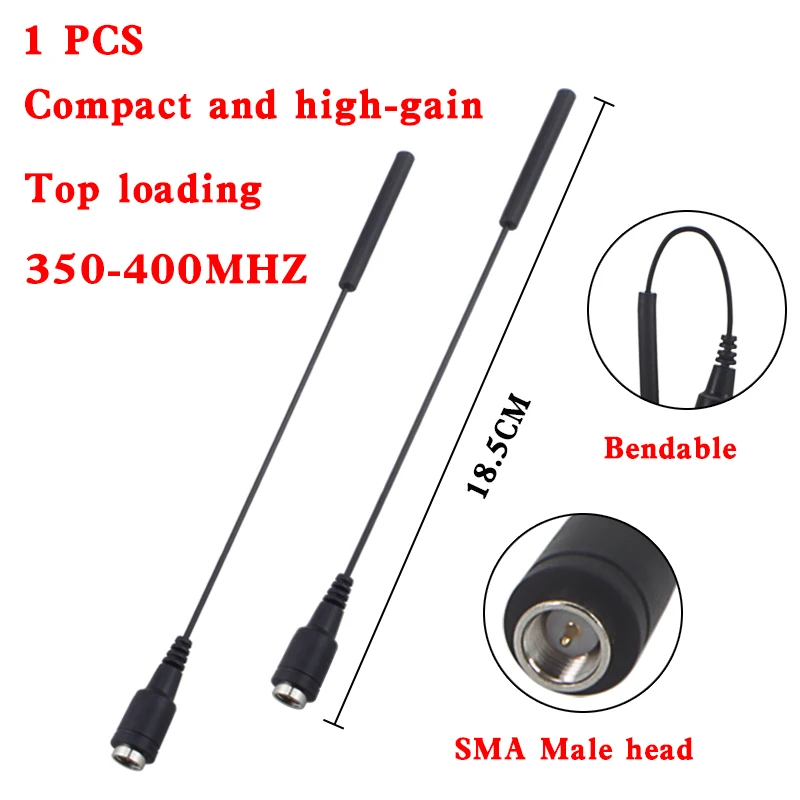 Antenna adaptation HYT Haineng PD600 660 PD680X1P X1E Intercom 18.5CM Antenna 350-400MHZ Slender
Antenna adaptation HYT Haineng PD600 660 PD680X1P X1E Intercom 18.5CM Antenna 350-400MHZ Slender