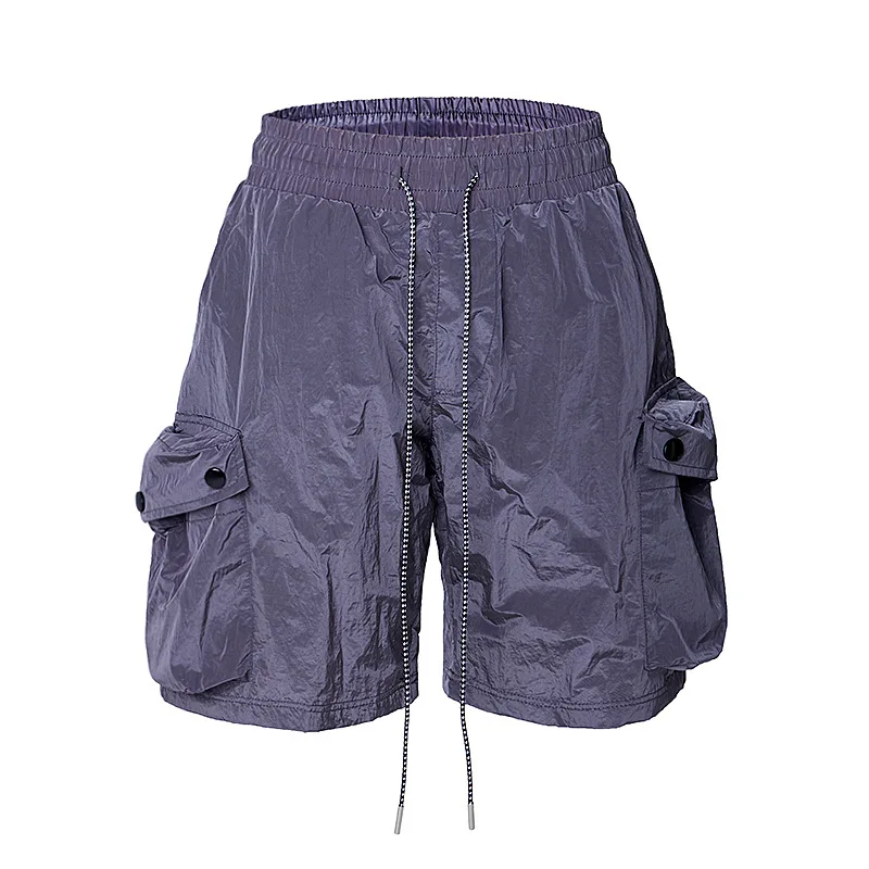 High Street Nylon Drawstring Multi Pocket Shorts Mesh Inside Men Vibe Style GYM Sportswear Casual Five-Point Pants Gray Black
High Street Nylon Drawstring Multi Pocket Shorts Mesh Inside Men Vibe Style GYM Sportswear Casual Five-Point Pants Gray Black