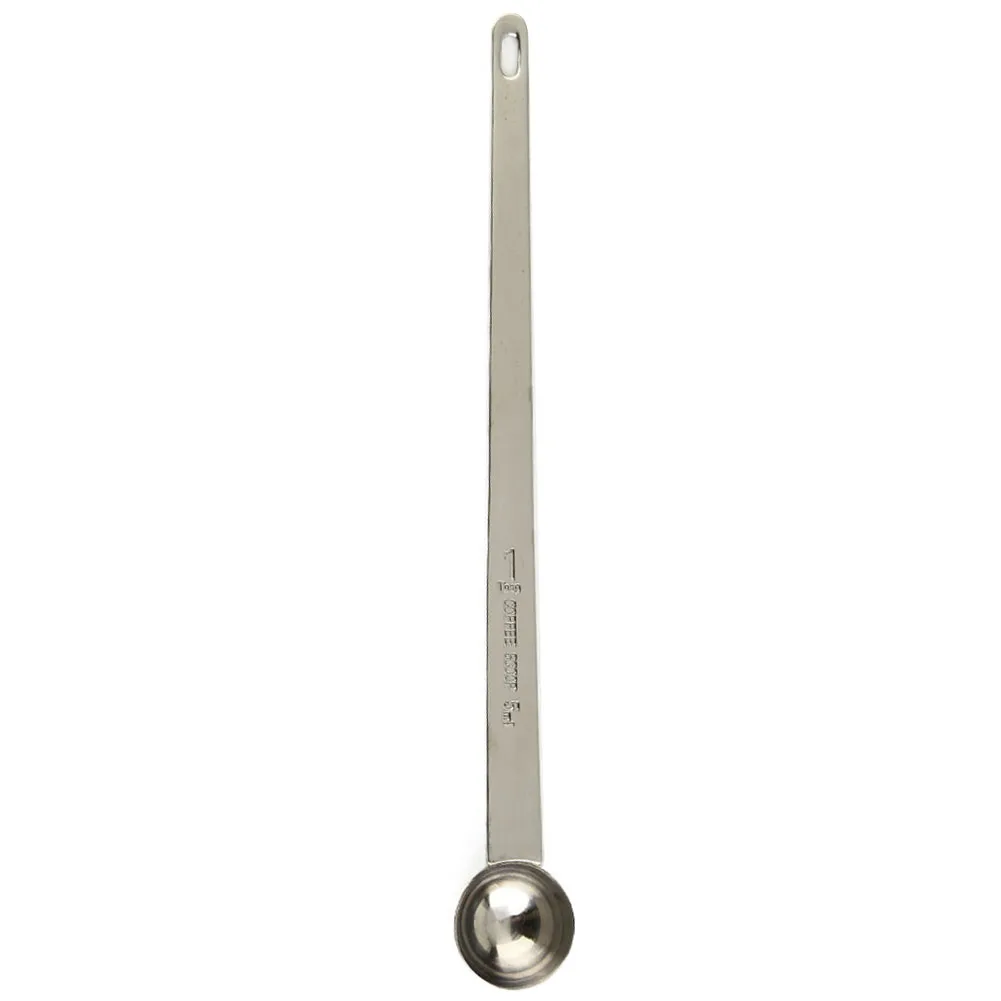 Kitchen Tools Measuring Spoon Long Handle Portable Stainless Steel Coffee Graduated Spoon Engraving Double Unit
Kitchen Tools Measuring Spoon Long Handle Portable Stainless Steel Coffee Graduated Spoon Engraving Double Unit