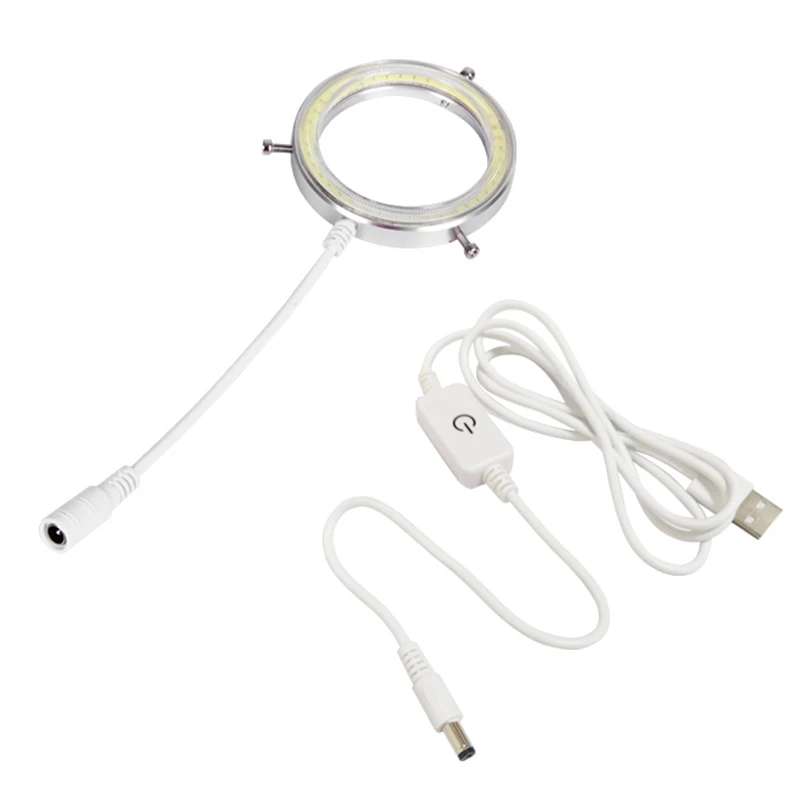 60 Светодиодный регулируемое кольцо, лампа-осветитель для стереомикроскопа с увеличением, USB-разъем
60 Светодиодный регулируемое кольцо, лампа-осветитель для стереомикроскопа с увеличением, USB-разъем