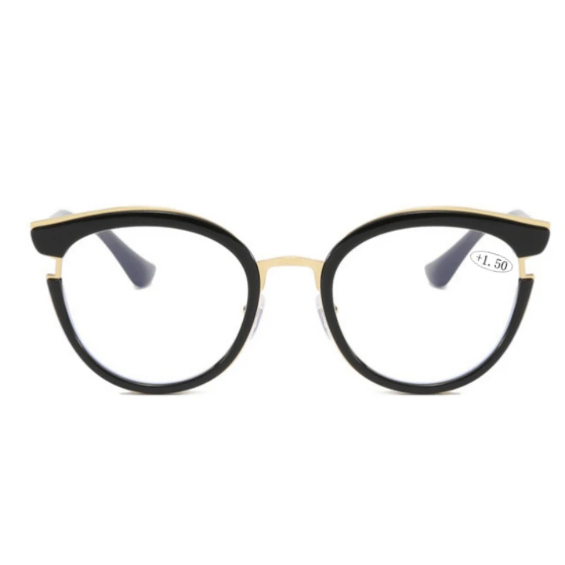 Cat Eyes Women's Quality Anti Blue Ray Reading Glasses Fashion Full Rim Round Style Tr90 Presbyopia Eyewear for Women
Cat Eyes Women's Quality Anti Blue Ray Reading Glasses Fashion Full Rim Round Style Tr90 Presbyopia Eyewear for Women