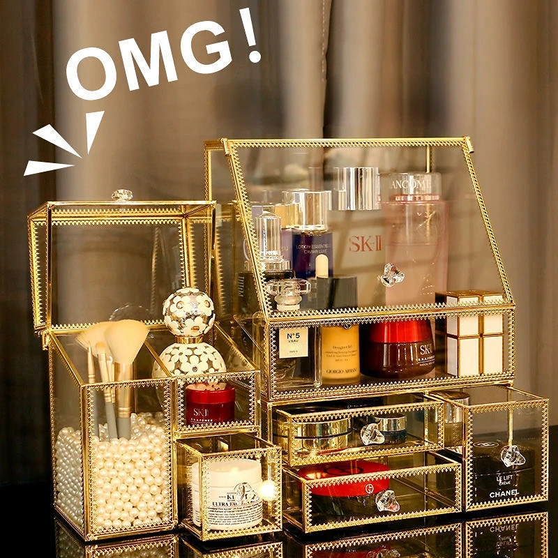 Large Capacity Cosmetic Storage Box Makeup Organizer Box Jewelry Lipstick Brush Storage Holder Skincare Earring Watch Home Rack
Large Capacity Cosmetic Storage Box Makeup Organizer Box Jewelry Lipstick Brush Storage Holder Skincare Earring Watch Home Rack