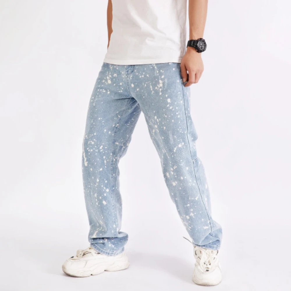 New Design Men Baggy Jeans Streetwear Light Blue Loose Straight Wide Leg Pants Male Casual Retro Oversize Skateboard Denim
New Design Men Baggy Jeans Streetwear Light Blue Loose Straight Wide Leg Pants Male Casual Retro Oversize Skateboard Denim