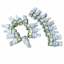 15pcs T10 Car White LED 5050 5smd Wedge Light Bulb W5W 194 168 2825 158 192 12VCar Interior Reading Lights Car Sun Visor Lights
15pcs T10 Car White LED 5050 5smd Wedge Light Bulb W5W 194 168 2825 158 192 12VCar Interior Reading Lights Car Sun Visor Lights