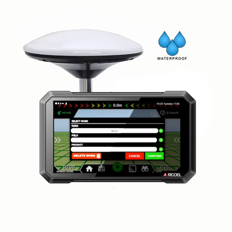 7 Inch Waterproof GNSS Agriculture Farming Display GPS Navigation Guidance for Tractor
7 Inch Waterproof GNSS Agriculture Farming Display GPS Navigation Guidance for Tractor