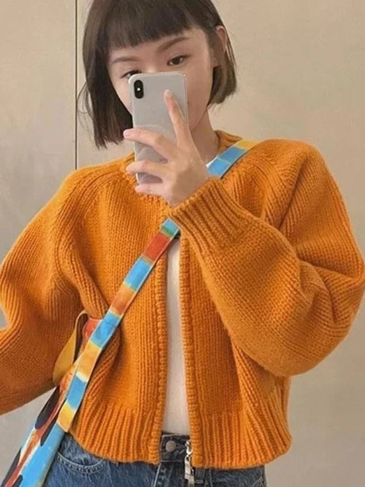 Women's Solid Color Knitted Cardigan Tops Sweet Vintage Pull Femme 2024 Ropa Mujer Korean Loose Casual Sweater Jackets
Women's Solid Color Knitted Cardigan Tops Sweet Vintage Pull Femme 2024 Ropa Mujer Korean Loose Casual Sweater Jackets