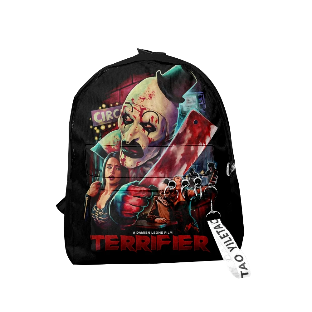 Terrifier Everybody Loves A Clown Backpack Unique Schoolbag Unisex Travel Bag Harajuku Daypacks Rucksack Zipper Bags
Terrifier Everybody Loves A Clown Backpack Unique Schoolbag Unisex Travel Bag Harajuku Daypacks Rucksack Zipper Bags