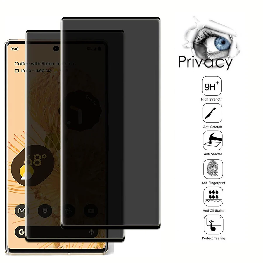 

Anti Spy Tempered Glass for Google Pixel 7 Pixel XL 4A 5G 4 Pixel 4 7a XL 5A 5G Google Pixel 6 7 8 Pro Privacy Screen Protector