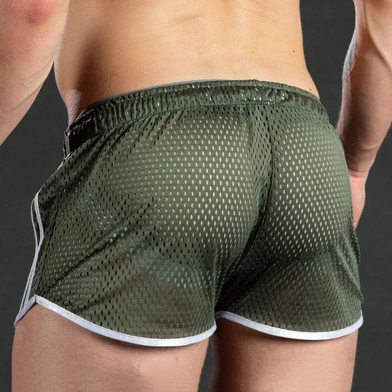 Mens Casual Gym Fitness Training Shorts Sexy Mesh Breathable Quick-Dry Fashion Sport Beach Trunks Clothing Summer Pants
Mens Casual Gym Fitness Training Shorts Sexy Mesh Breathable Quick-Dry Fashion Sport Beach Trunks Clothing Summer Pants